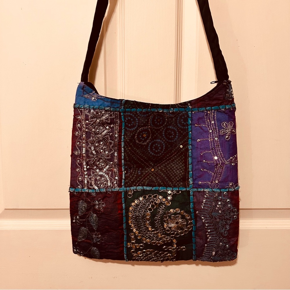 Vintage | Bag | Vintage Shoulder Sari Bag - Picture 8 of 15